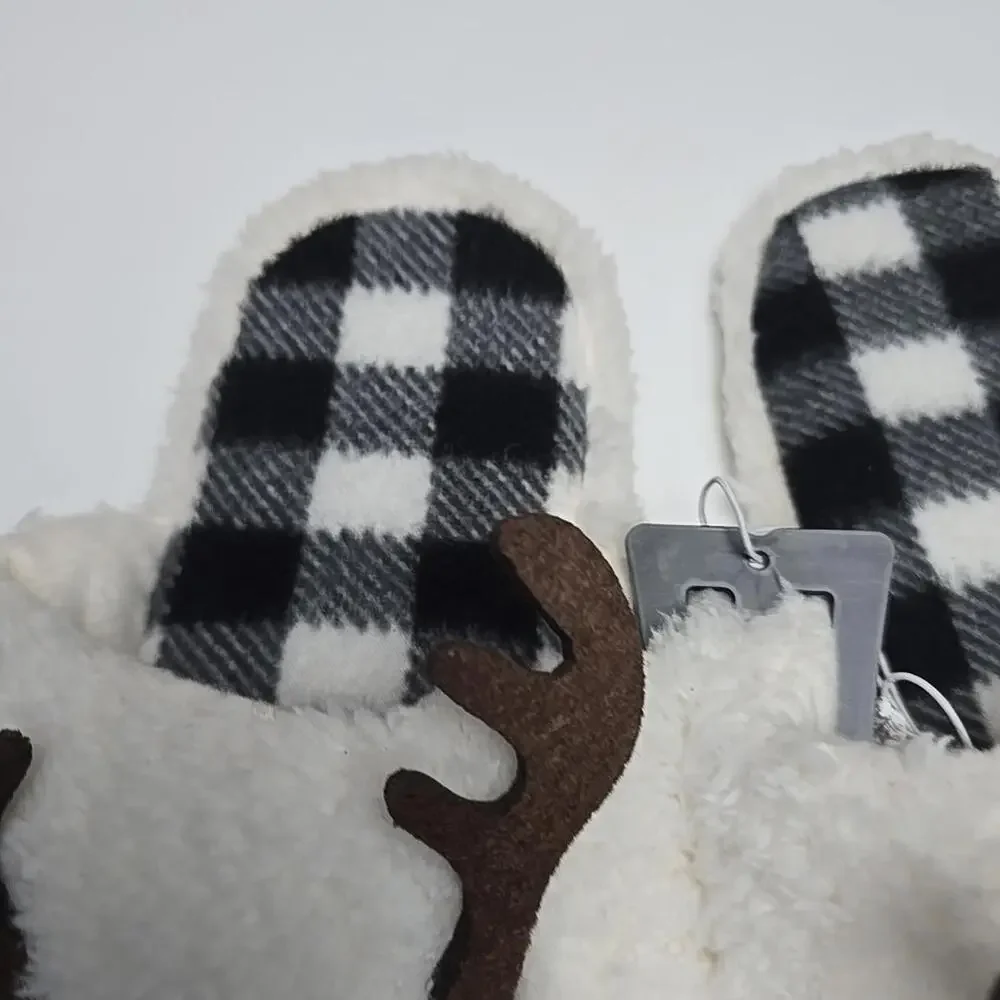 Jammies For Your Families Papa Reindeer Slipper Men’s Size 10/11 - Picture 3 of 10